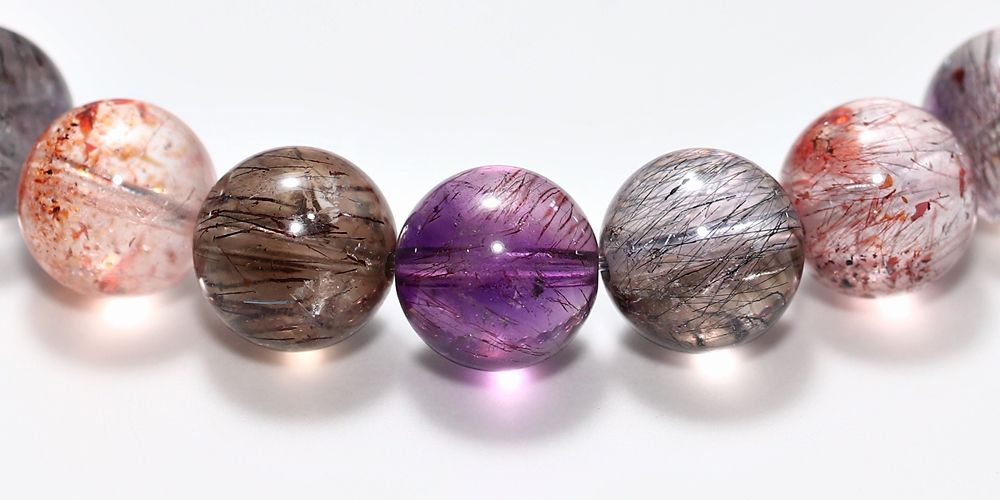 高品質]ミックススーパーセブンブレスレット（約9mm玉） - 埼玉県吉川