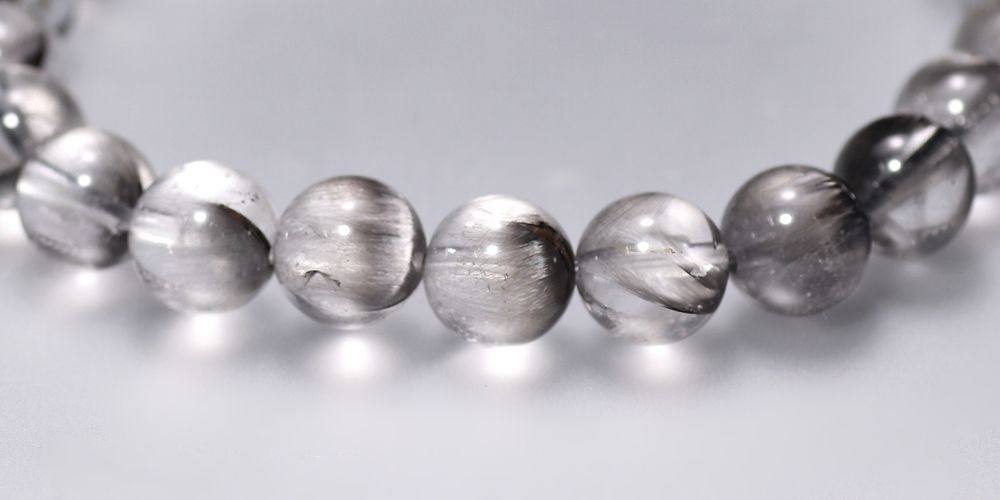 高品質]プラチナルチルクォーツブレスレット（約8.5mm玉） - 埼玉県