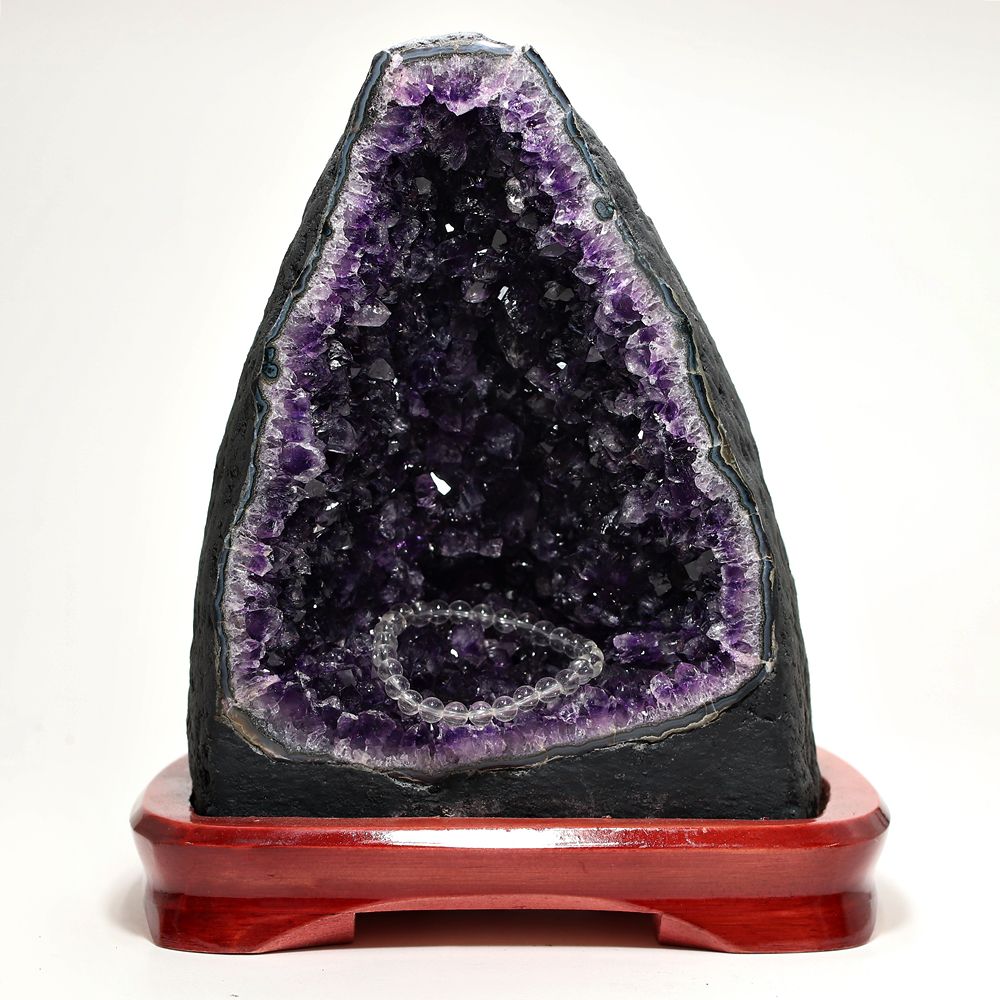 トップクォリティ]ウルグアイ産アメジストドーム（高さ約20cm・専用