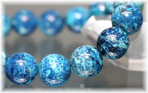 最高品質]ブルークリソコラブレスレット（約14mm大玉） - 埼玉県吉川市