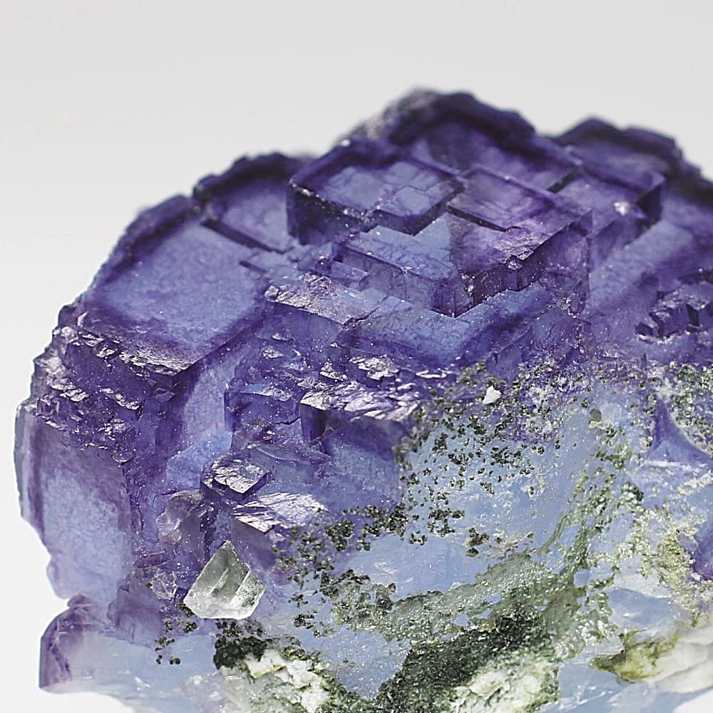 中国/湖南省]瑶崗仙鉱山(ヤオガンシャン)産フローライト結晶原石（天然