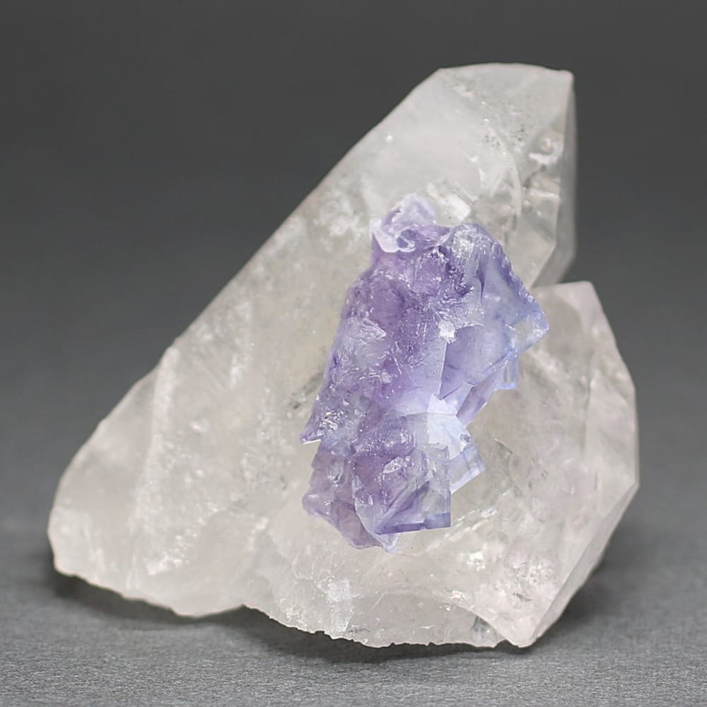 希少共生石！中国/湖南省]瑶崗仙鉱山(ヤオガンシャン)産フローライト