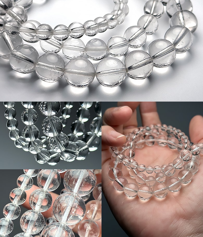 ガネッシュヒマール産ヒマラヤ水晶ブレスレット - 埼玉県吉川市の