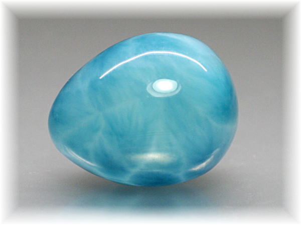 ドミニカ産・最高品質]宝石質ラリマーエッグシェイプ - 埼玉県吉川市の