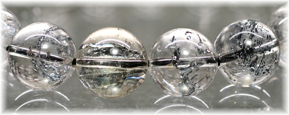 3A]スティブナイトインクォーツブレスレット（約12mm玉） - 埼玉県吉川