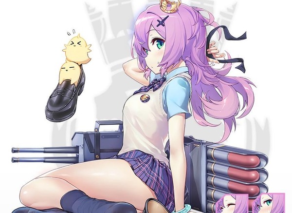 アズレン』駆逐艦「ジャベリン」の新着せ替え「びそくぜんしんっ！」が