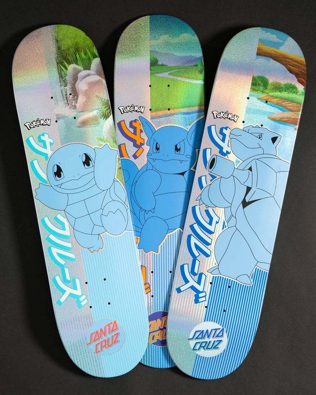 ポケモン』と海外ファッションブランドがコラボした「スケボー」が