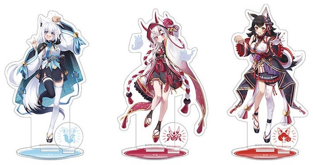 ホロライブ・白上フブキ、大神ミオ、百鬼あやめの節分衣装がかわいい