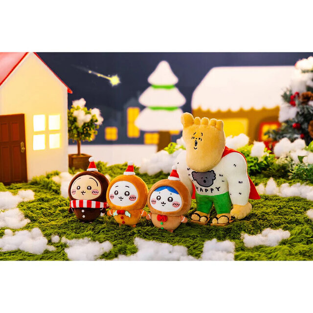 ちいかわ」クリスマスな新作ぬいぐるみマスコットが受注予約受付中