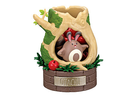 ピカチュウの寝顔が可愛い…！森で過ごすポケモンたちをフィギュア化