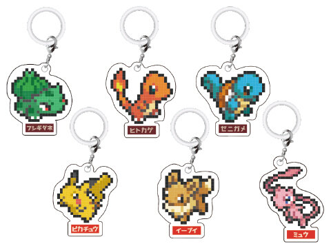 ポケモン』ピクセルアートをデザイン！チャームが付きの「明治コーヒー