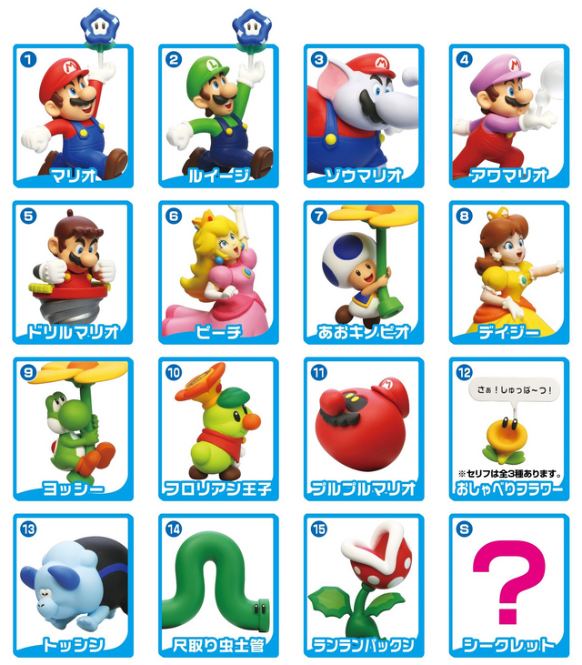 チョコエッグに『スーパーマリオ ワンダー』が仲間入り！全15種+