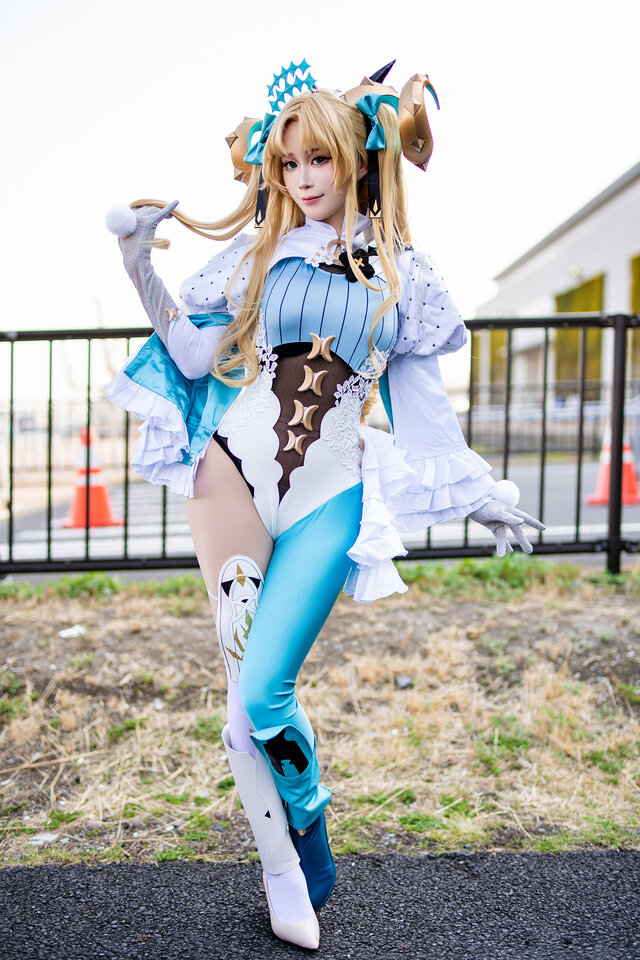 コスプレ】「FGO」スペースエレシュキガルが曲線美マシマシ！美女