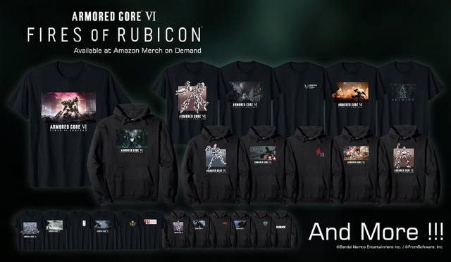 海外販売の『アーマード・コア6』アパレルグッズが日本でも！バンダイ
