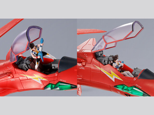 マクロス7」より、熱気バサラの愛機「VF-19改 エクスカリバー」がDX超