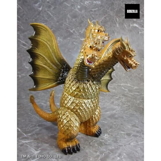 第3次怪獣ブーム”の「ゴジラソフビ」が令和に復刻！キングギドラは3本