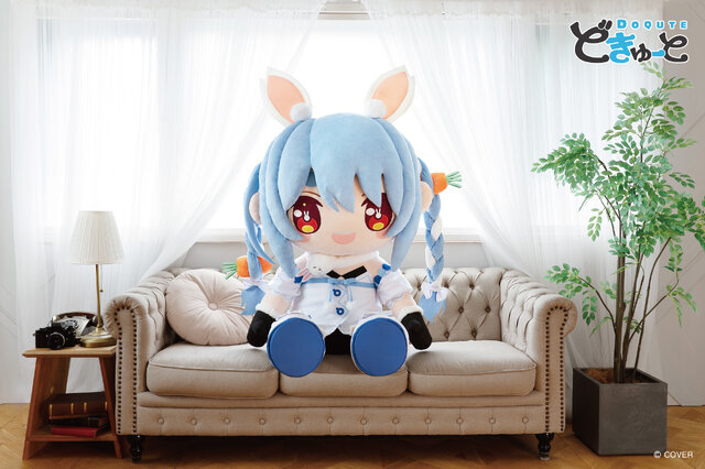 ホロライブ」兎田ぺこら、宝鐘マリンら4人の超特大ぬいぐるみ「どきゅ