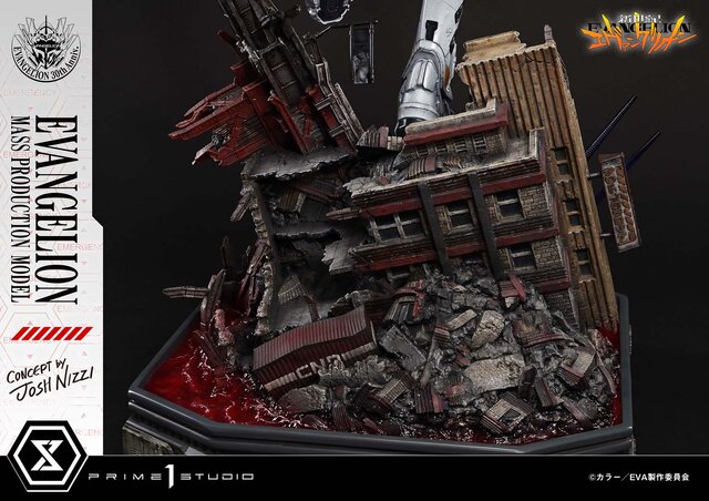 足元には弐号機も…「エヴァンゲリオン量産機」が約27万円のスタチュー