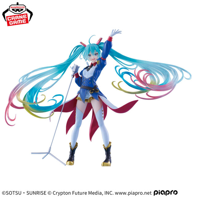 ガンダム45周年×初音ミク」描き下ろしイラストが立体化！4色