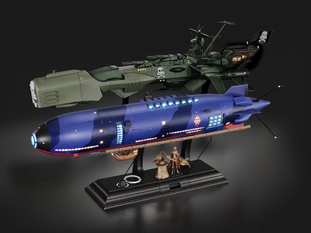 女海賊エメラルダスの宇宙海賊船「クイーン・エメラルダス号」が立体化