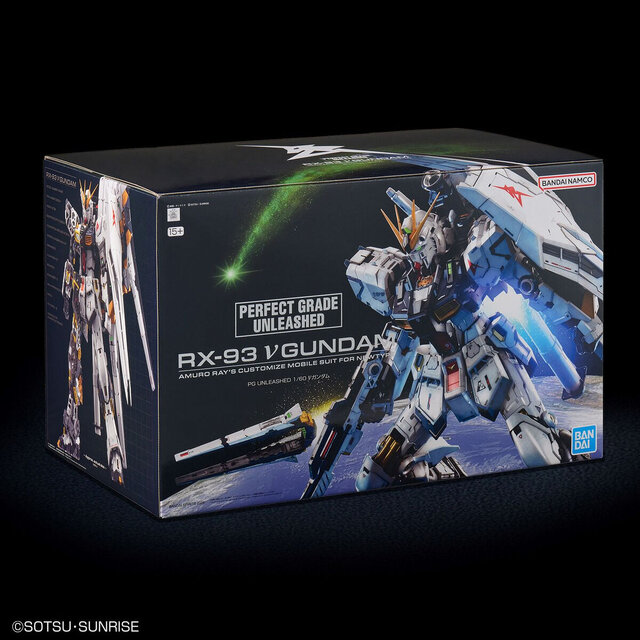 究極のガンプラ「PG UNLEASHED 1/60 νガンダム」が抽選販売実施中