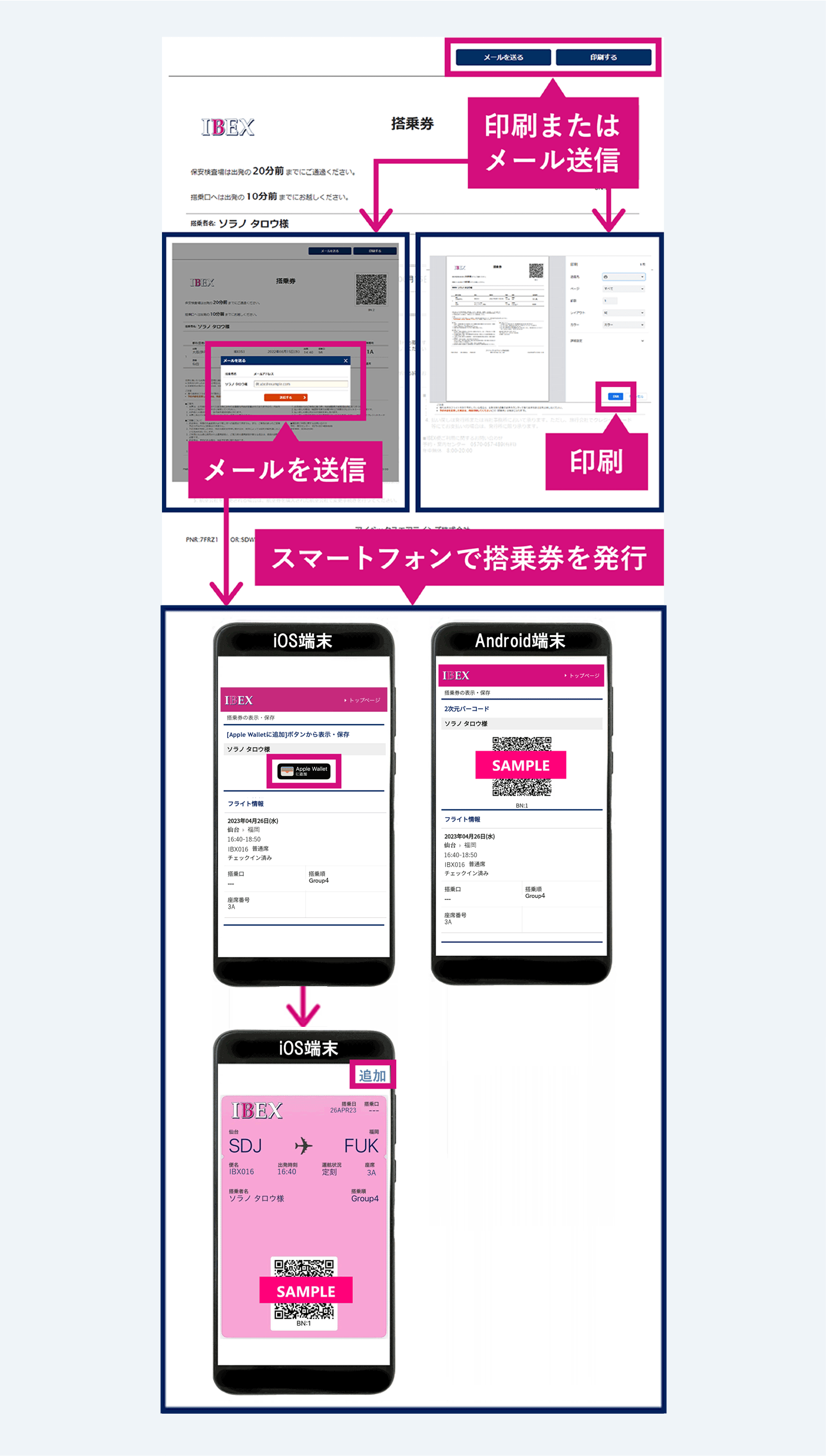 ご搭乗手続き・空席待ちについて | IBEXエアラインズ