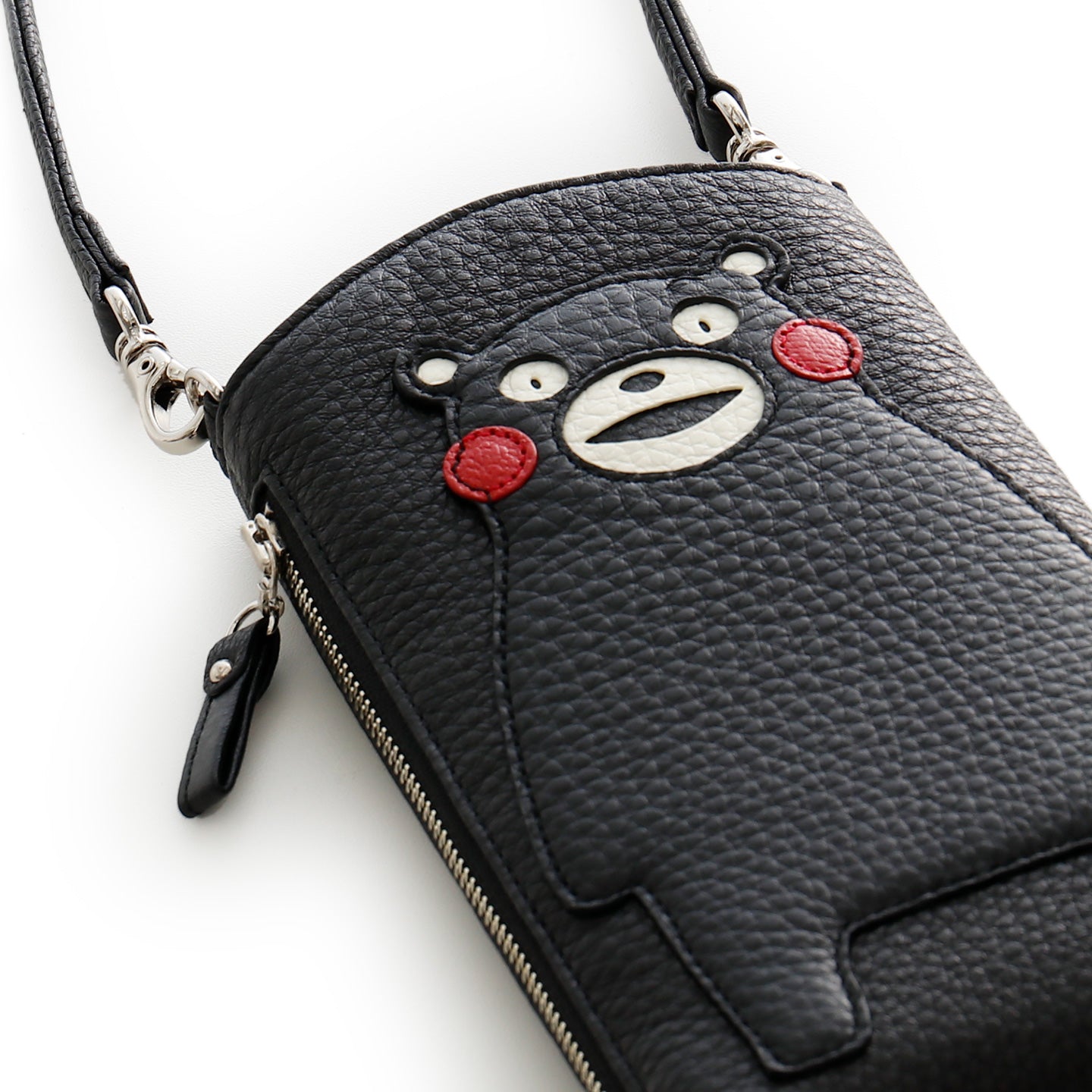 くまモンコラボ商品】牛革 スマートフォンポシェット – イビサ