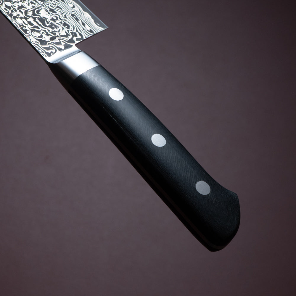 煌 本鍛造 粉末ハイスダマスカス鋼 牛刀 – 堺一文字光秀