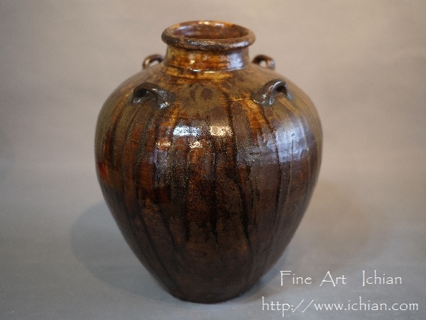 葉茶壺 慶長藤四郎瀬戸古窯 桃山期 :: ichian