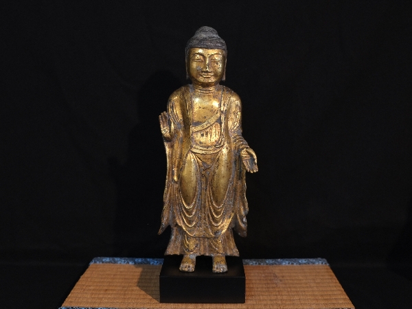 白鳳仏】◇金銅観音菩薩立像 仏像◇検）天平仏 飛鳥仏 新羅仏 百済仏