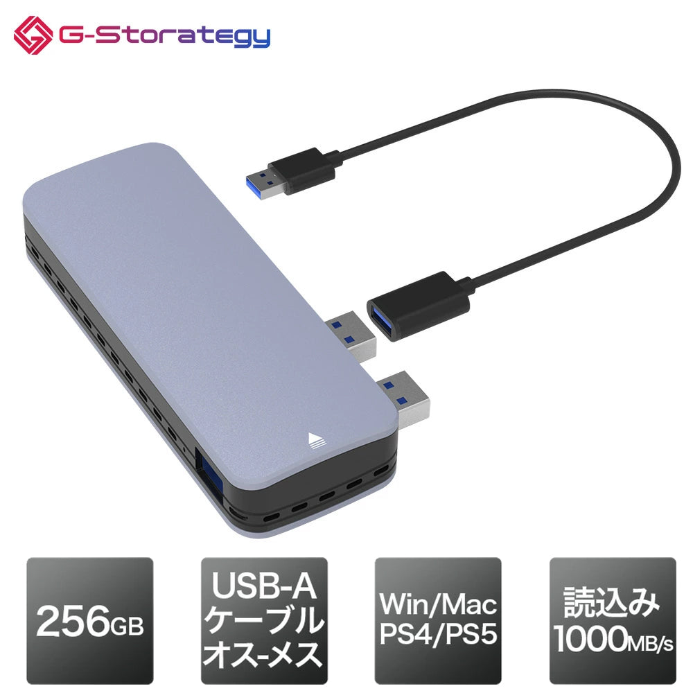 公式】G-Storategy 外付け SSD 256GB USB3.2 – ICHIBAKAN