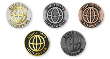 社章バッジの仕上げ】「金銀銅メッキ仕上げ」とは？仕上がりはどうなる