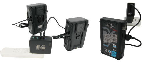 放送・業務用バッテリーのアイ・ディー・エクス