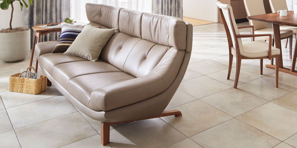 カリモク家具 ソファ 3人掛け「Z304」半革 全2色 | 【公式】大塚家具