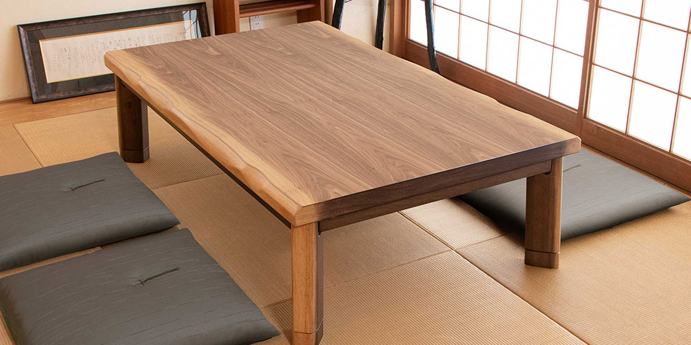 こたつ「薩摩」ウォールナット材突板 ブラウン色 | 【公式】大塚家具