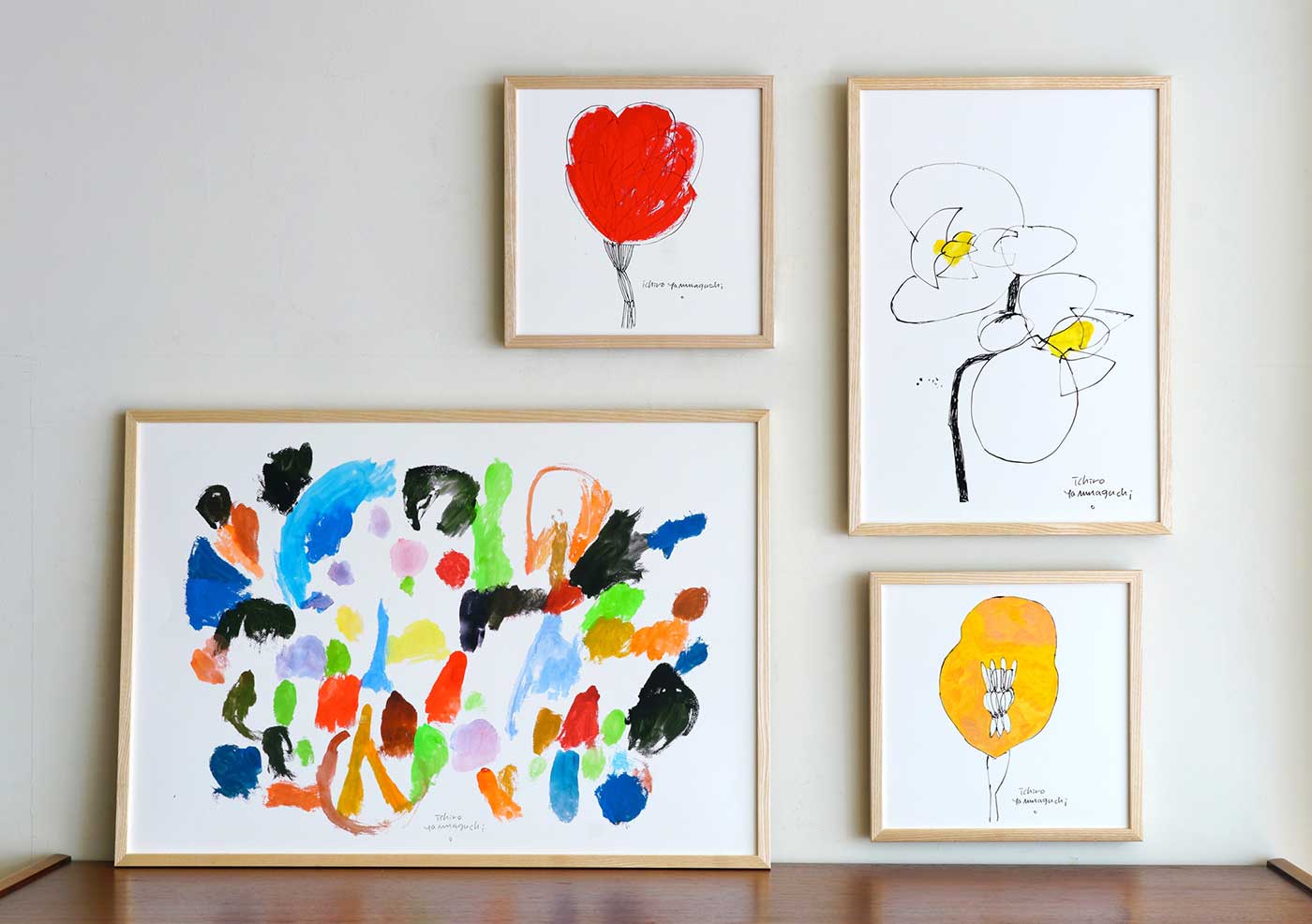 山口一郎暖色系原画2025年IDEE hanataba