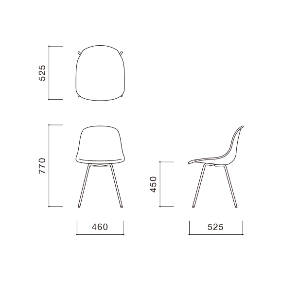 TATA CHAIR｜リビング・ダイニングチェア｜IDEE SHOP Online