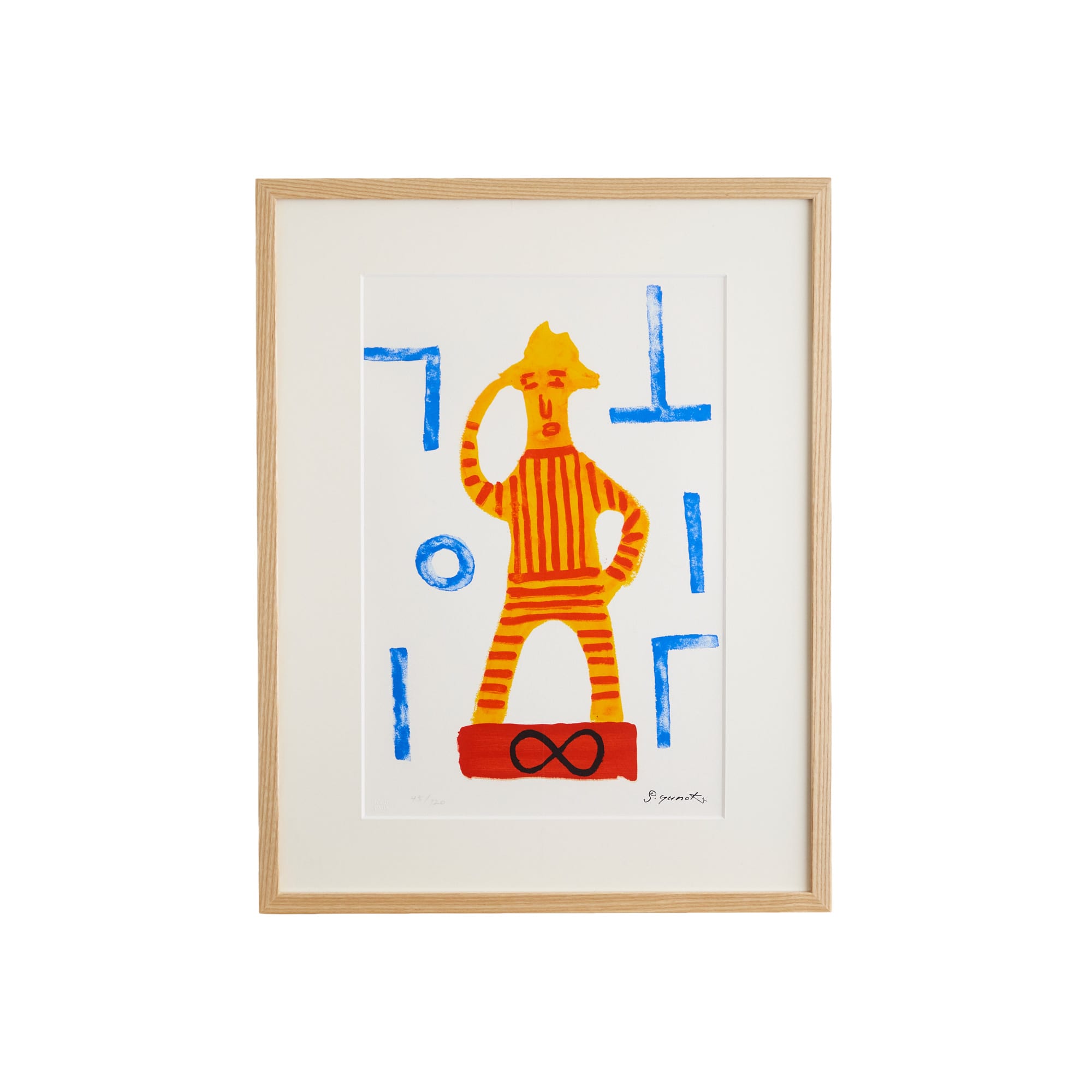 柚木沙弥郎 「無限大の男」｜これまでに販売した商品｜IDEE SHOP Online