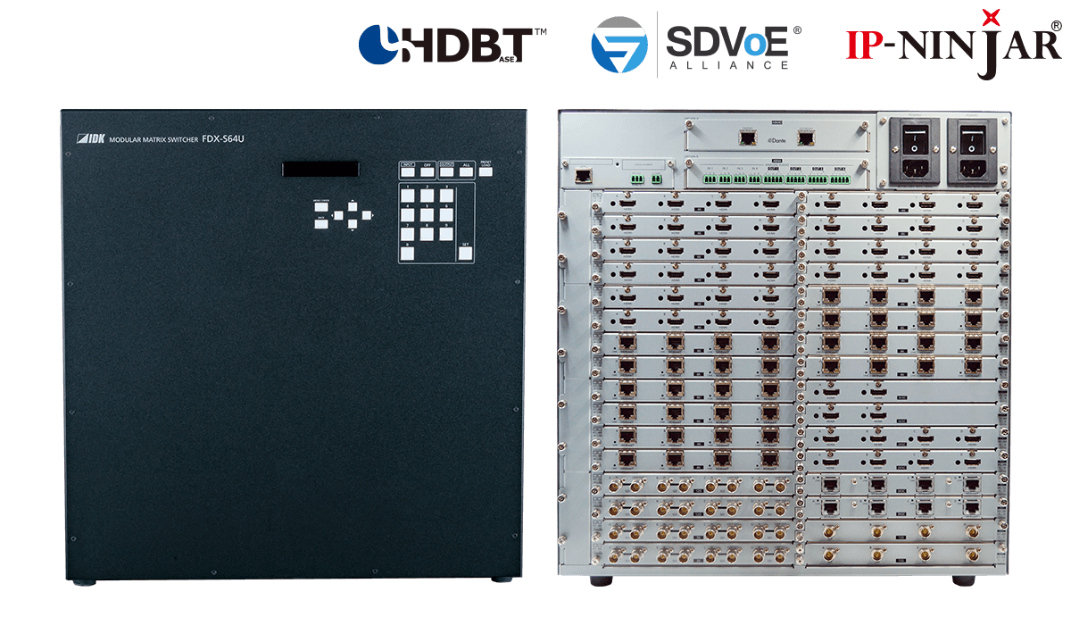 FDX-S64U 4K@60対応 モジュラー型マトリクススイッチャー | 株式会社