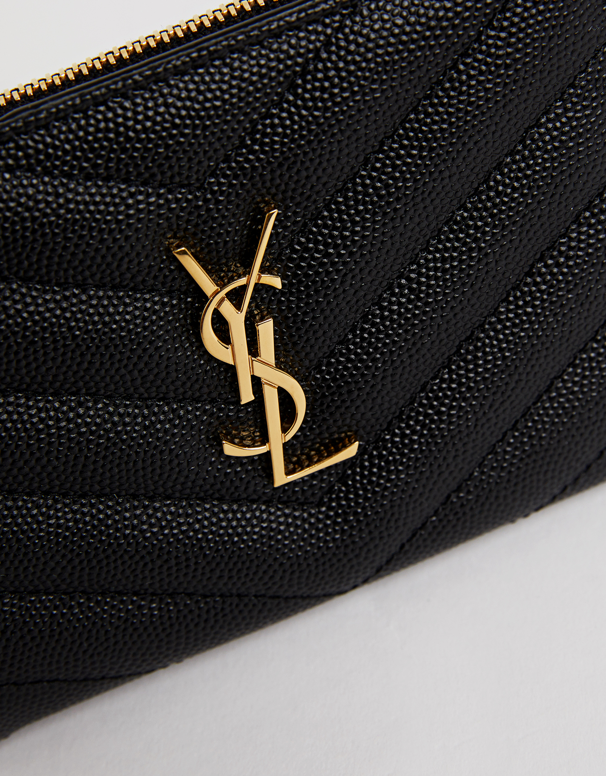 Saint Laurent Cassandre Matelasse Fragments Calfskin Bi-Fold