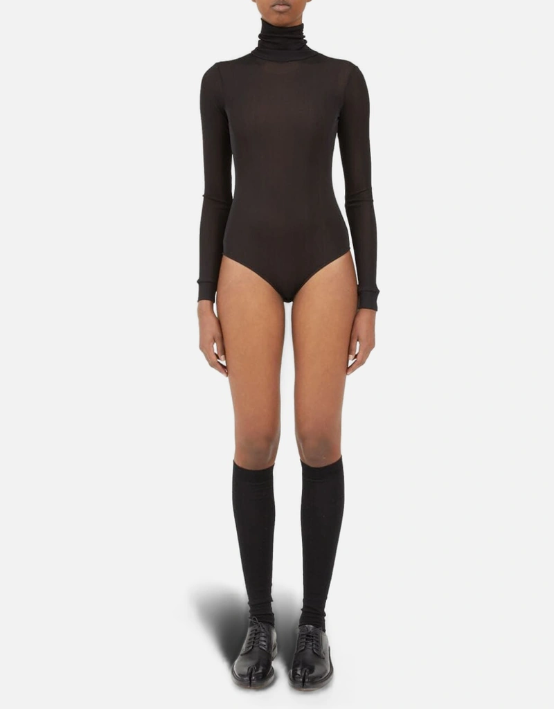 Maison Margiela High-Neck Bodysuit (Tops,Bodysuits) IFCHIC.COM
