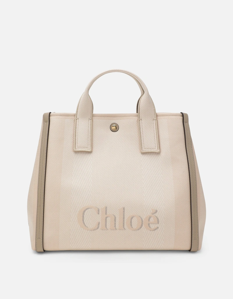 Chloé キャンバス素材のキャリートートバッグ (すべての新品) IFCHIC.COM