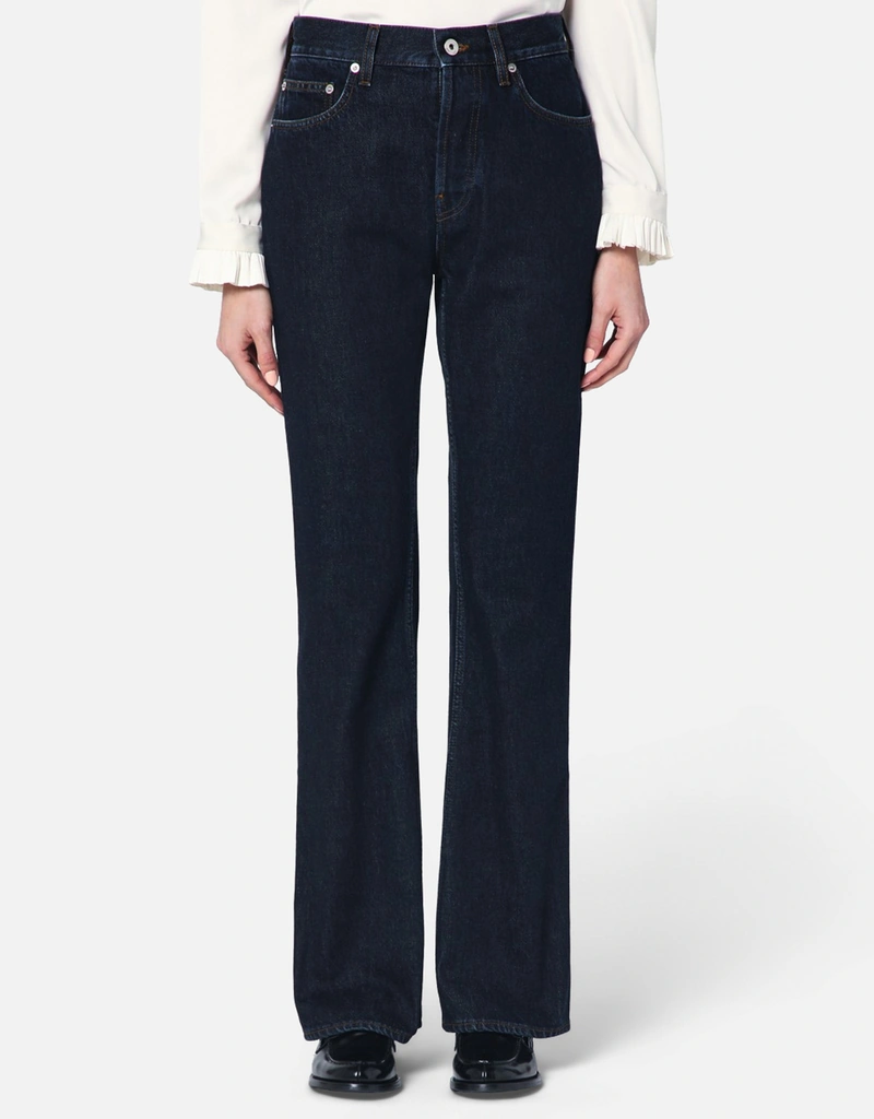 Burberry ダークブルーフレアデニムジーンズ (パンツ) IFCHIC.COM