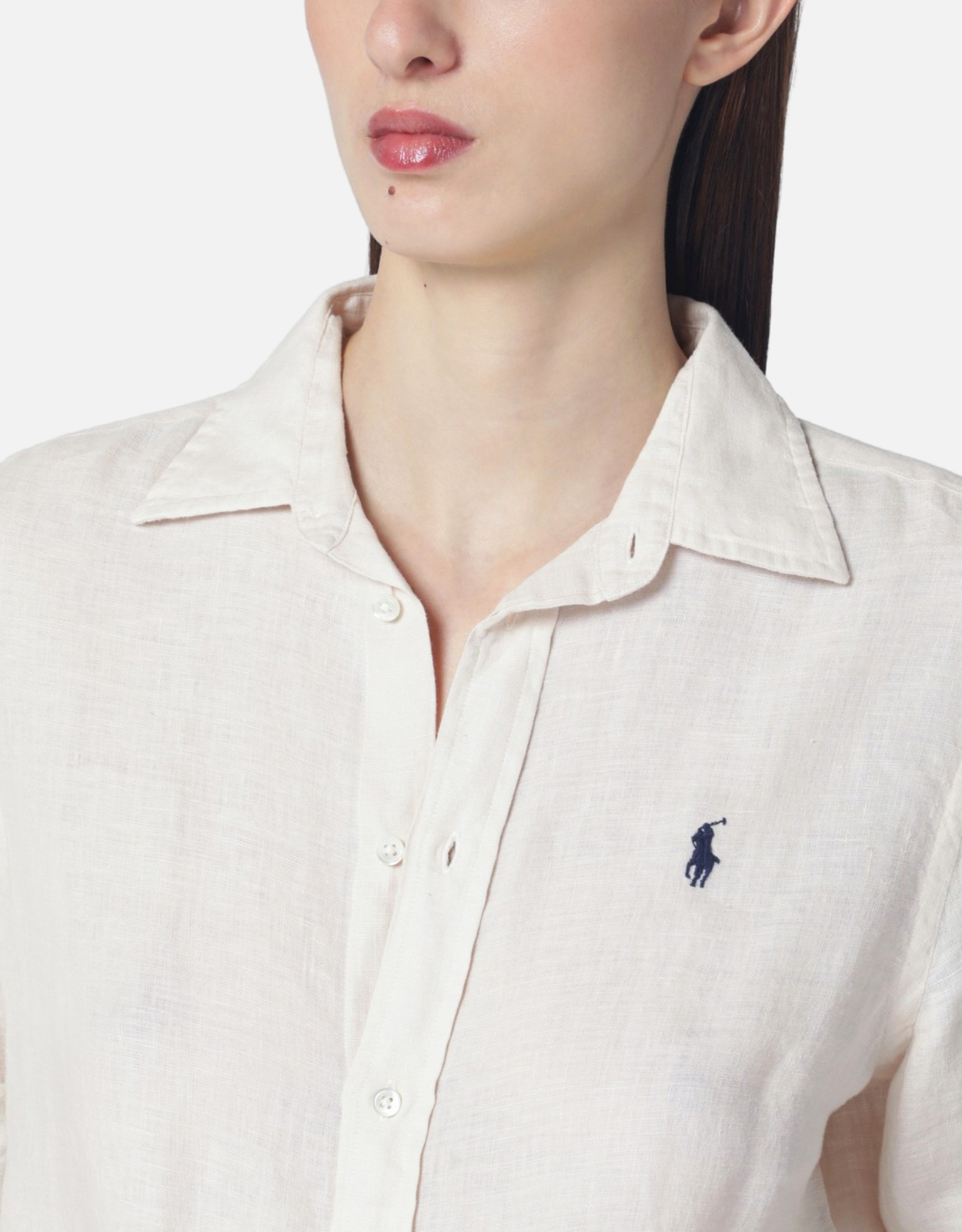 Polo Ralph Lauren クリーム色リネンシャツ (トップス) IFCHIC.COM