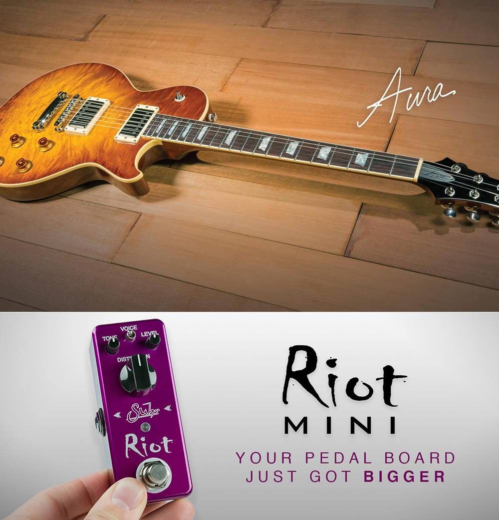 Riot Mini情報更新!!】Suhr Guitarsからシングルカットモデルギター