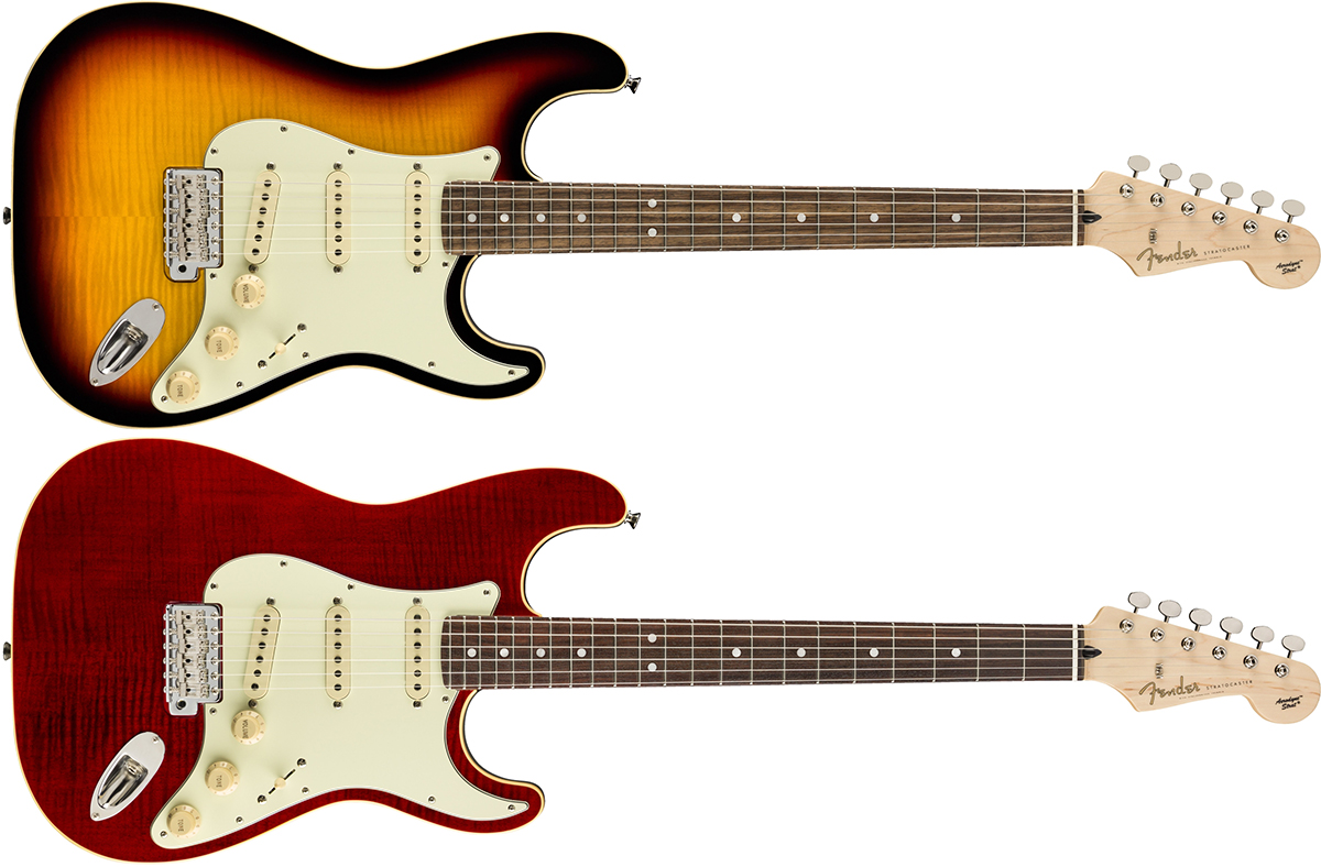 Fender Made in Japan】Aerodyne Stratocasterに、フレイムメイプル