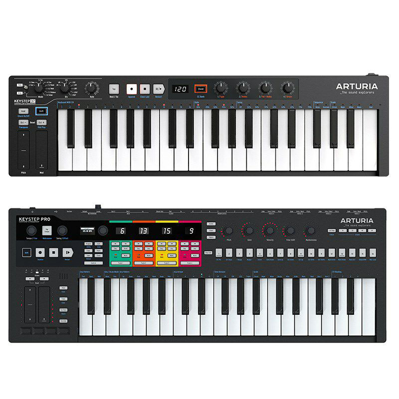 Arturia】定番MIDIコントローラー2種に、ブラックカラーモデルの