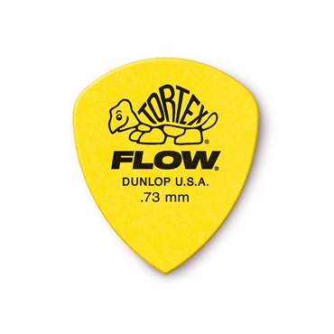 Dunlop (Jim Dunlop) 558 Tortex FLOW Standard Pick (0.73mm/イエロー