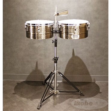 NATAL Classicシリーズ ティンバレス 13 & 14 ブラックニッケル