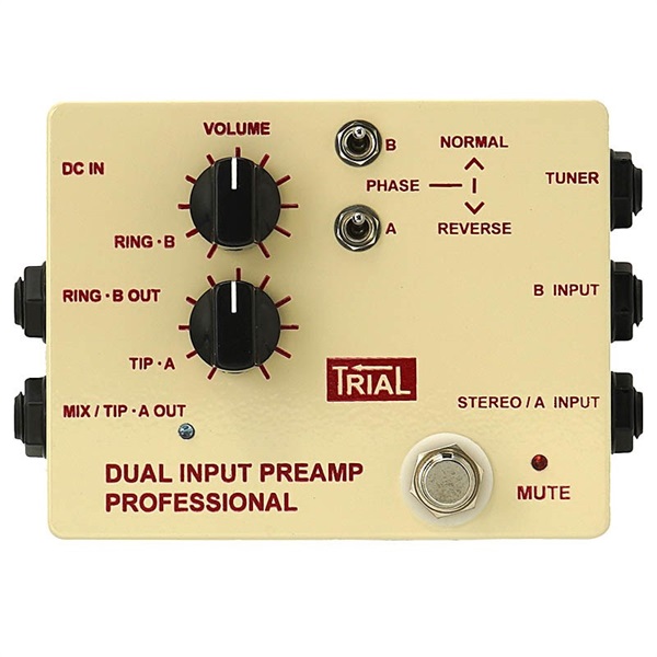 TRIAL DUAL INPUT PREAMP PROFFESIONAL トライアル ｜イケベ楽器店